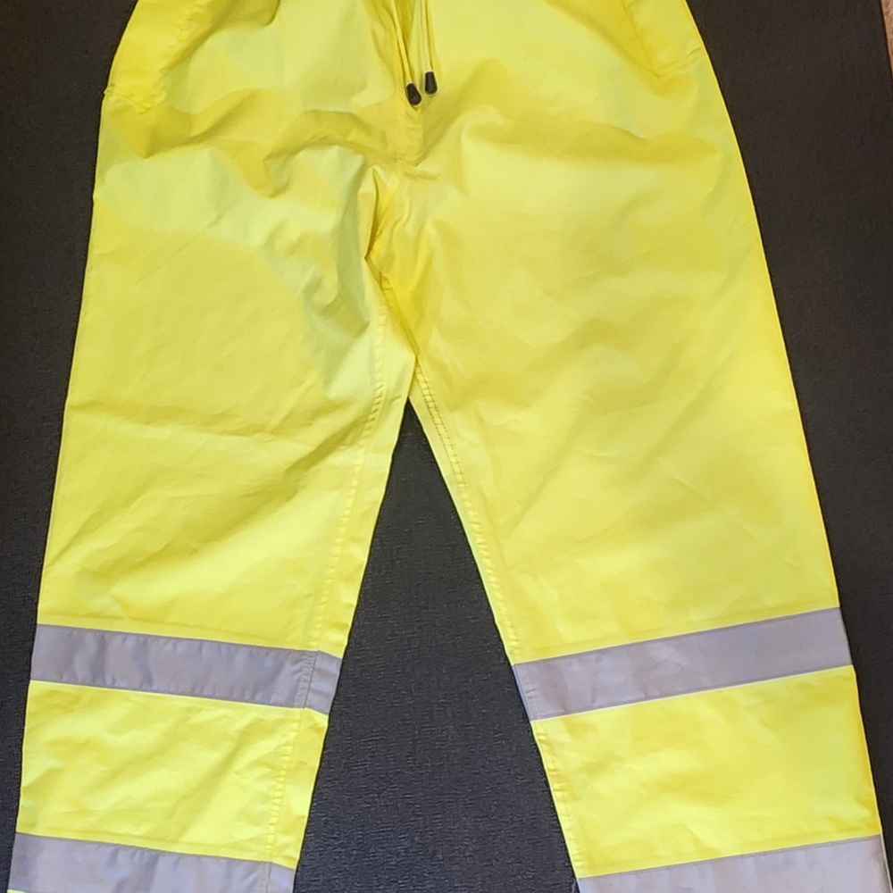 Bright Yellow 3M Scotchlite Reflective Safety Pants